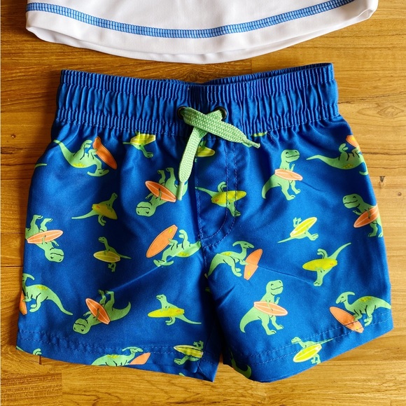 Carter’s 6-9M Baby Boy Swim Set with Dinosaur - Picture 3 of 5